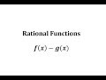 Rational Expressions and Their Properties