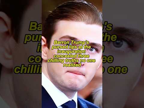Barron trump inauguration #youtubeshorts #shorts #celebrity #trump #barrontrump
