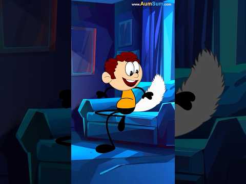 What if we Grow a Tail? | #aumsum #kids #shorts #whatif