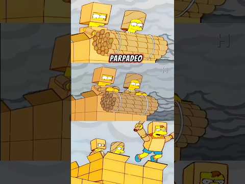Bart y Lisa CONSTRUYENDO un Castillo De CAJAS #feedshort #fortnite #box #cajasorpresa #bart #lisa #1