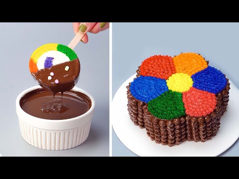 999+ Satisfying Chocolate Cake Decorating Recipe | So Yummy Rainbow Cake Tutorials