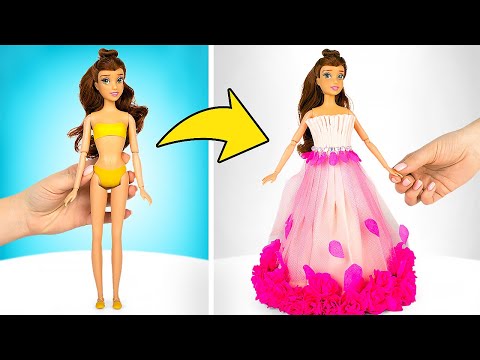 क्ले + क्राफ्ट पेपर + ग्लिटर = शानदार प्रिंसेस ड्रेस!