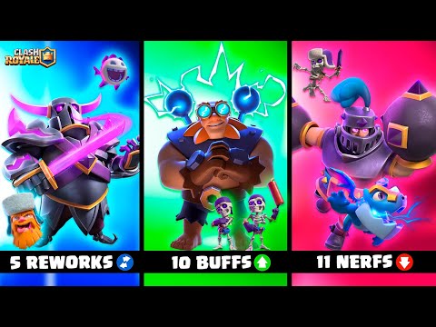 ¡OFICIALES! ⚠️ *HOY* CAMBIOS DE BALANCE SEASON 67 ✅ - noticias clash royale temporada 67