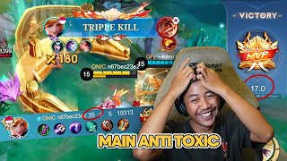 EFEK BERMAIN TANPA TOXIC❗️GAK EXPECT DAPET KILL SEGINI BROO WKWKWK - Mobile Legends
