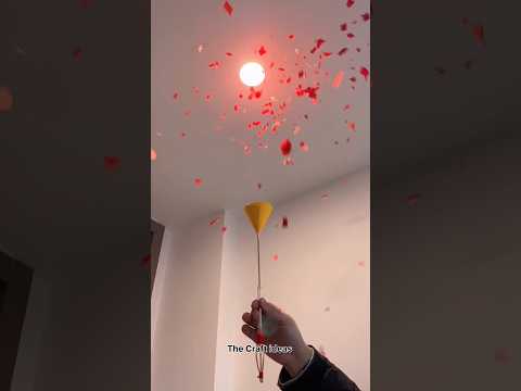 How to make party popper at home | DIY easy popper making with pen se popper kaise banaye #craft