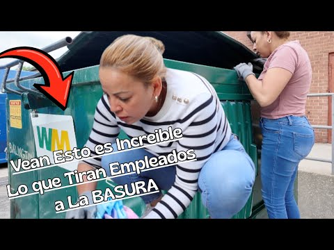 Vean Lo que Los Empleados Tiraron A La BASURA Increible HallazGo😱#NoemyBLaSalvadoreña
