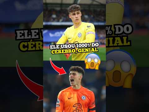🥶 Ele deixou o gol de propósito 😱 #kepa #futebol #chelsea