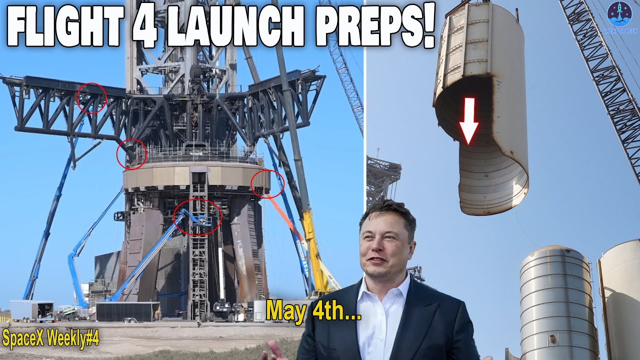SpaceX Preparations on Starship Flight 4 launch schedule! New problems…SpaceX Weekly #4