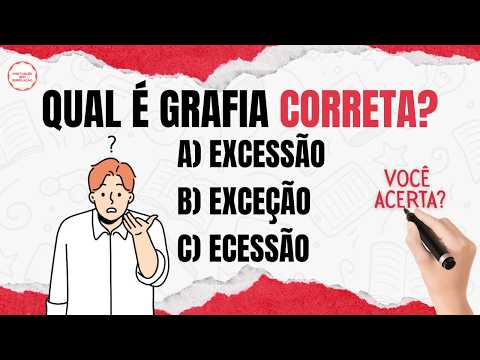 5 ERROS Ortográficos Comuns na Língua Portuguesa