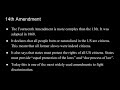 Reconstruction Amendments and Freedmen's Bureau