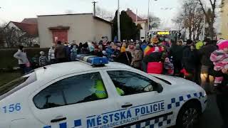 Mikulášský trolejbus 2018 v Hradci Králové