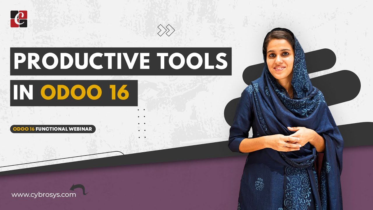 Productive Tools in Odoo 16 | Odoo 16 Functional Webinar | 9/29/2023

Odoo provides some extra tools to increase employee productivity and keep your files organized, making those paperless and ...