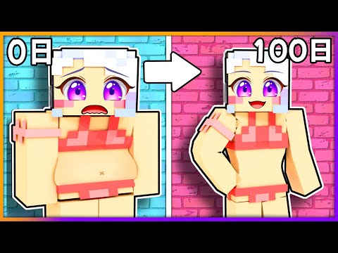 100日間で超デブからスマートになるダイエット 【 マイクラ / まいくら / Minecraft 】