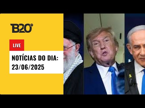 🛑 AO VIVO: Trump anuncia trégua, crise fiscal explode, Bolsonaro reage no STF, Murilo Huff |23/06/25