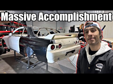 The Hardest Part is Done! | New Quarter Panels are on! | Nissan R32 GT-R Restoration