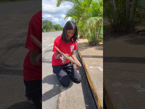 Ví una patineta al lado de la alcantarilla 😱🛹