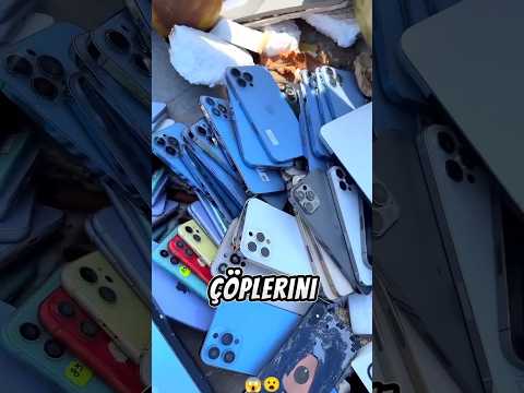 ÇÖPTEN 100 Tane IPHONE 19 Bulan Adam 😱😨