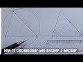 Inscribing and Circumscribing Circles in Triangles