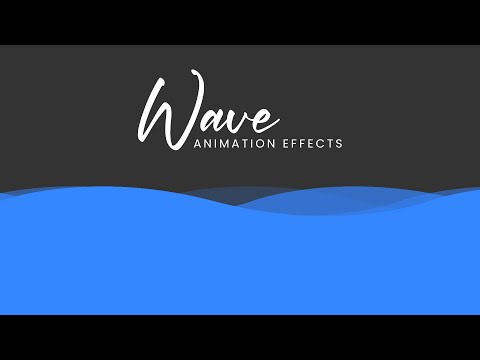 Wave Animation Effects | Html CSS