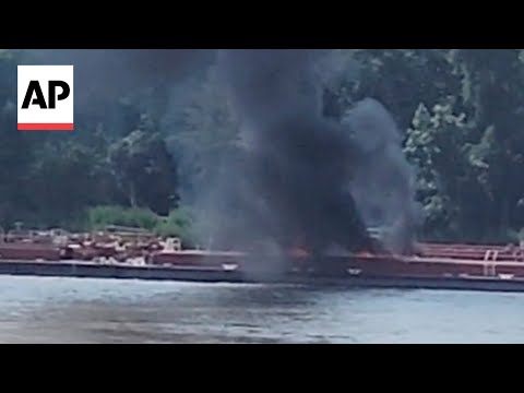 YouTube video thumbnail: Two Dead in Helicopter Crash Into the Mississippi River in Missouri