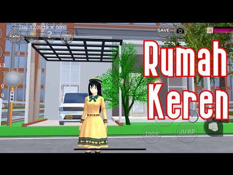 Review Rumah Kecil Keren 340 Props, Interiornya Mantap Jiwa | Sakura School Simulator Indonesia