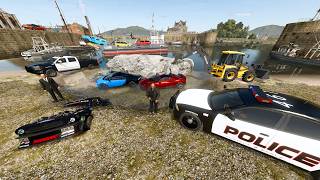 Police Dig Up Stolen Racecars