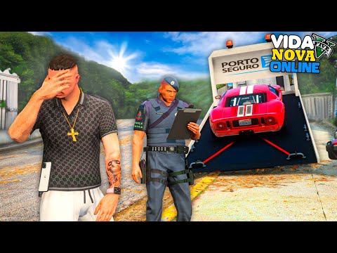 GTA V - VIDA NOVA | PRENDERAM MEU CARRO NA INJUSTIÇA! - #40