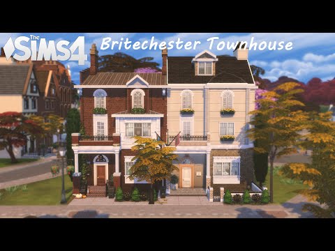 Britechester Townhouse  (noCC) THE SIMS 4 | Stop Motion