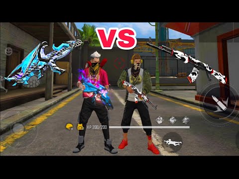 BLUE FLAME DRACO AK VS DRAGON AK BEST GUN IN FREE FIRE 🔥  AK ||freefire