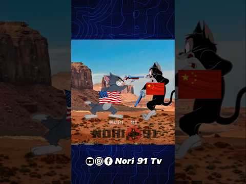USA vs China - Tom and Jerry version #usachina #shorts #trending #viral #taco #trumpmeme