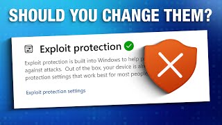 Windows Exploit Protection Settings Explained