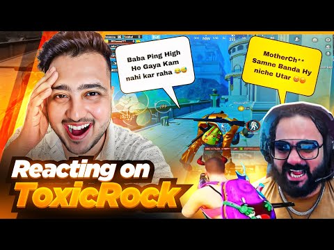 Funniest Video You Can See! Reacting on Toxic Rock Gaming 😂 🔥