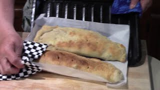 Homemade Calzone From Leftover Pizza Party Ingredients