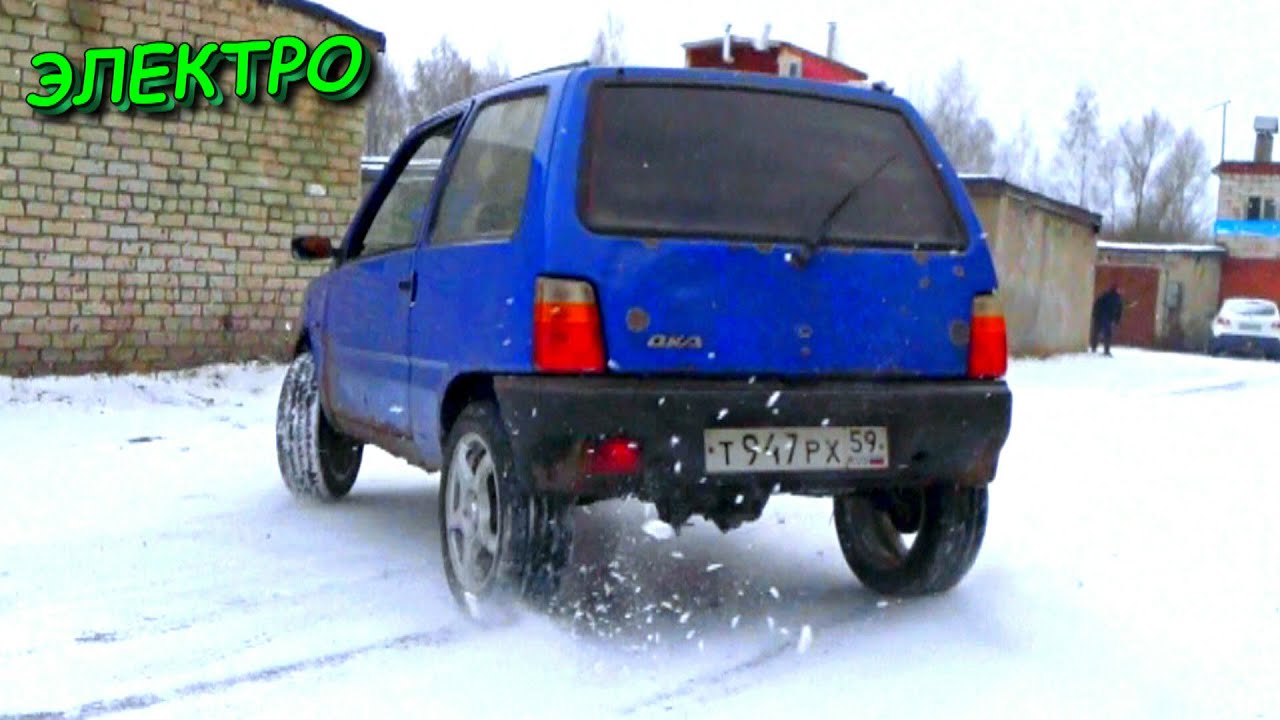 Заднеприводная Электро ока с авиационным двигателем стала летать как ракета!
