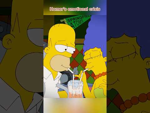 Homer's emotional crisis #foryou #simpsons #simpsons #shorts