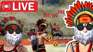 🔥 O PAI TA ON 🔥 FREE FIRE AO VIVO ⚠️ PAI CACIQUE ⚠️