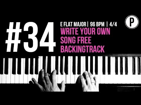 #34 Write Your Own Song Free Piano Music Backingtrack