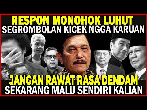 MENOHOK ! LUHUT BINSAR PANJAITAN S3MPROT PROVOK4TOR YG SUKA 4DU D0MBA PRABOWO JOKOWI & SBY !