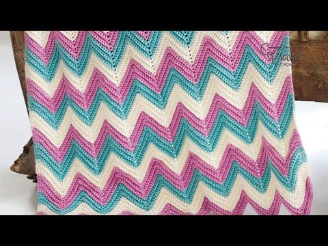 How To Easily Crochet Chevron or Ripples in Any Size