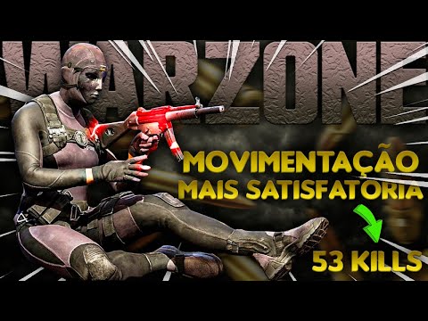 REAGINDO ao BRASILEIRO com a MELHOR MOVIMENTAÇÃO do WARZONE 53K SOLO x SQUAD