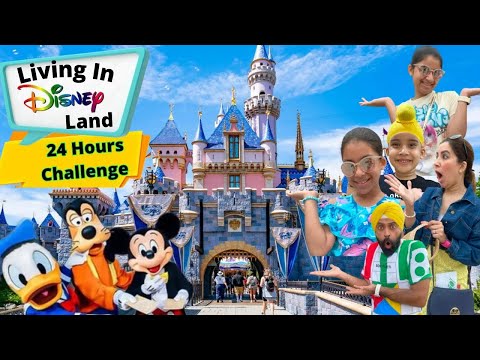 Living In Disney Land - America For 24 Hours Challenge | Ramneek Singh 1313 | RS 1313 VLOGS