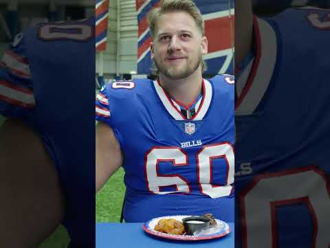 Buffalo Bills Rookies Discover Buffalo Blue Cheese! #shorts #nfl #wings