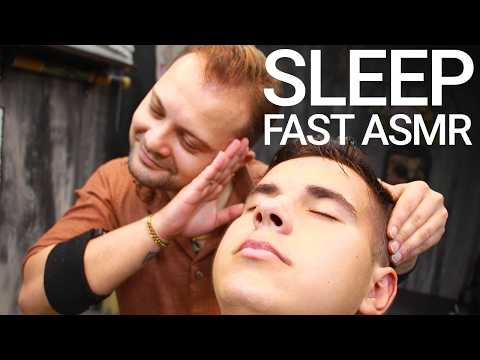 ASMR SLEEP | AMAZING Head and Back ASMR Massage For Anxiety and Insomnia