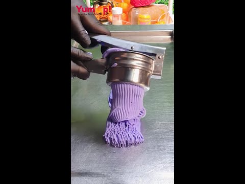 ASMR🎉 - Street ice Cream rolls | How To Make an Ice Cream || Chinese Food #shorts #iceCreamrolls