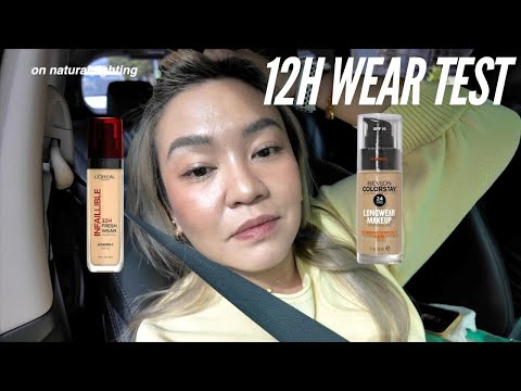 L'OREAL FRESH WEAR VS REVLON COLORSTAY FOUNDATION! ANONG MAS OK FOR OILY SKIN??