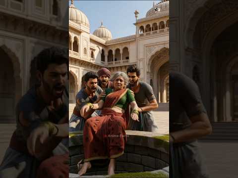 অসহায় দাদীকে কুয়োতে ফেলে দিলো #ai #grandmother #shorts