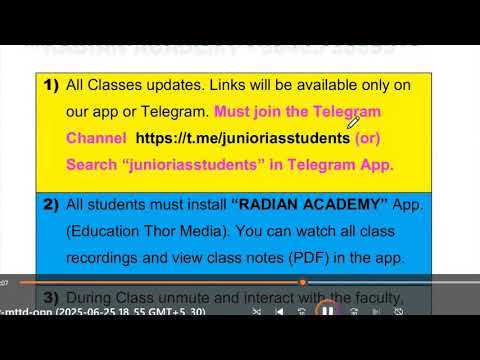 25-06-25 | JUNIOR IAS - Current Affairs, GK, Logical Reasoning for School, College students (A Part)