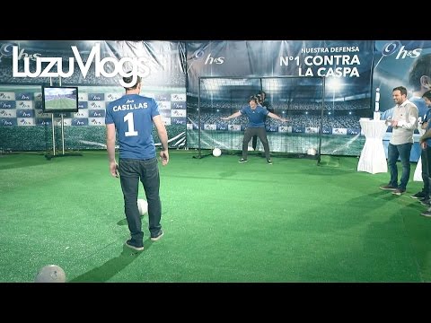 PARANDO GOLES A CASILLAS - LuzuVlogs