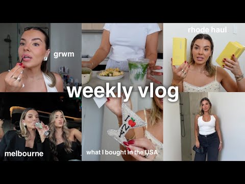 weekly vlog 💌 melbourne, what I bought in NYC, grwm