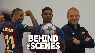 BEHIND THE SCENES OF UEFA 2025/26 PHOTO SHOOT | FC BARCELONA 🔵🔴